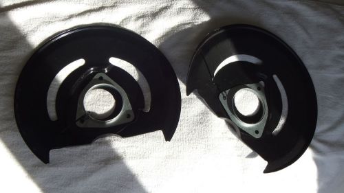Mustang cougar brake splash shield disc pair  1968 1969 1970 1971 1972 1973