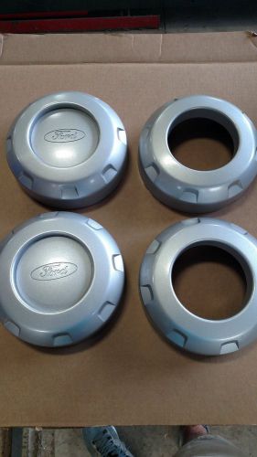 Ford superduty 2015 4x4 center caps set of 4 grey steel wheel