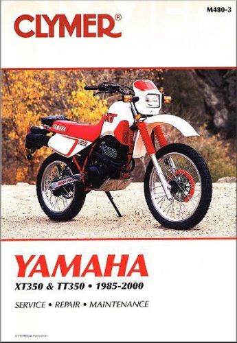 Yamaha xt350, tt350 repair manual 1985-2000
