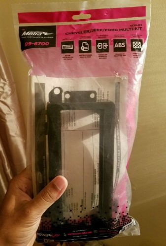 Metra turbo kit 99-6700 radio installation kit chrysler/jeep/ford multi-kit