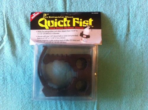 3" quick fist rubber clamp fire extinguisher 50050 holder home jeep truck garage