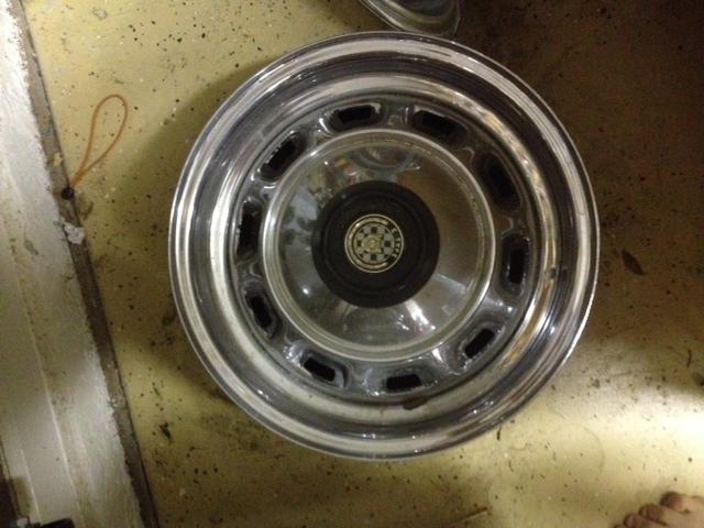 69-86 jaguar xj6 xj12 xke e type factory chrome wheels 15x6 set of 4