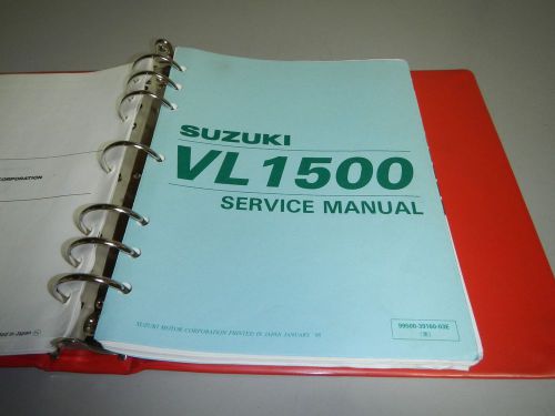 Original suzuki vl1500 vl-1500 dealer service repair shop manual 99500-39160-03e