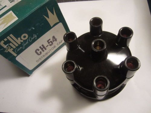 62 - 80 chrysler dodge plymouth truck 6 cyl distributor cap brass terminals nors