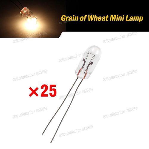 25x 5mm stereo control panel speedometer cluster interior light bulb for volvo