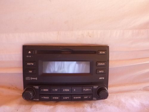 07-10 Hyundai Elantra Radio Single Cd Mp3 XM Face Plate 96160-2H1519Y ch6302, image 1