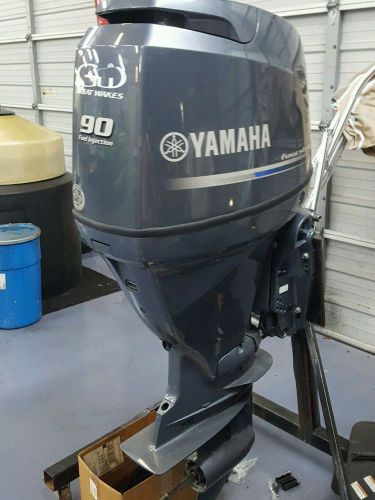 2012 yamaha 90 hp 4 stroke boat motor engine brand new