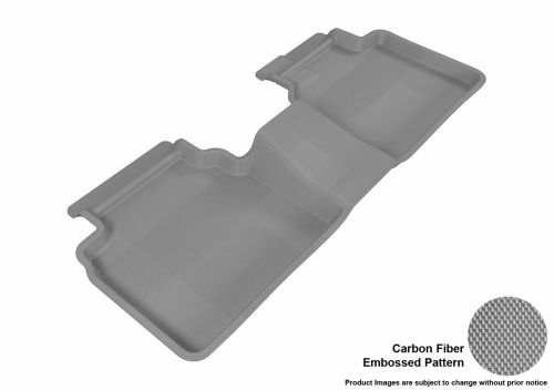 Maxpider 3d rubber molded floor mat for ford fusion 06-12 kagu gray row 2
