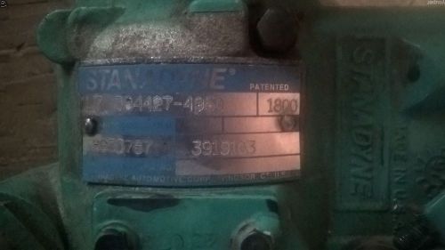 Standyne injection pump generator