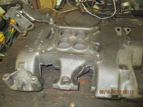 1955 1956 1957 ford 312 intake/ with bellcrank