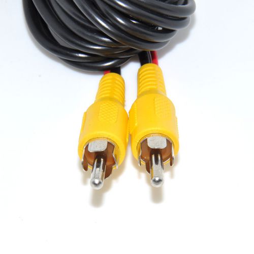 6m rca-rca car rear view camera dvd monitor connection video cable trigger