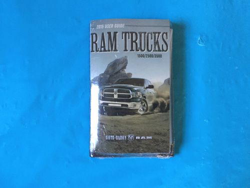 2015 dodge ram 1500 /2500/3500  owners manual with cd  in excelent condition