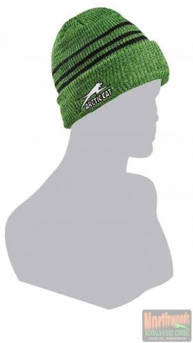 Arctic cat adult aircat logo watchman beanie / hat - lime green 5253-167