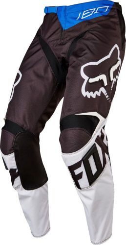 2017 fox racing mx motocross 180 race pants black white men&#039;s size 44