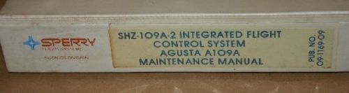 Honeywell shz-109a-2 flight control system agusta a109a maintenance manual