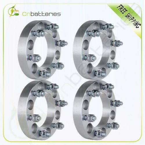 4pcs 1&#034; 6x5.5 to 6x5.5 wheel spacers 12x1.5 fits isuzu i370 chevy colorado
