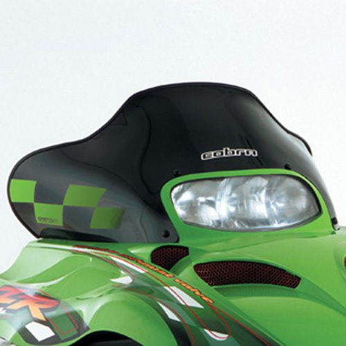 Cobra windshield arctic cat low black w green checks zr3 chassis 00-03 14.25"