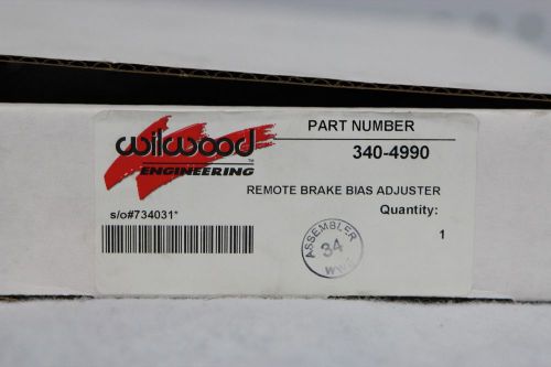 Wilwood remote brake bias adjuster 5ft cable #340-4990 imca scca