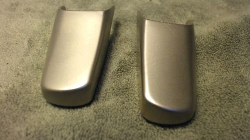 A set  2003-2011 lincoln towncar door pull strap caps screw covers silver