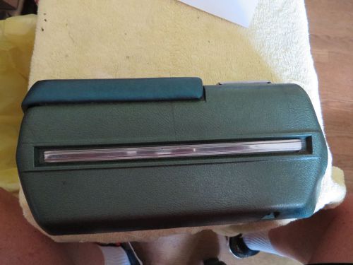 1-oem 68 69 70 71 72  ,1968 impala armrest base, pad turquoise,cutlass, l/s