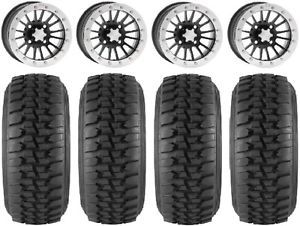 Itp sd beadlock 15" wheels 32" desert race tires honda pioneer