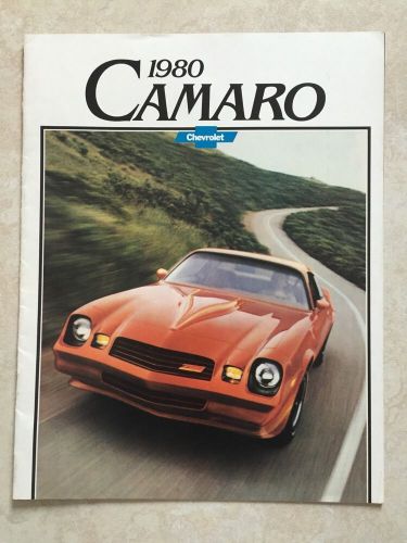 ***1980 chevrolet camaro sales brochure**, 16 pages of photos and specifications