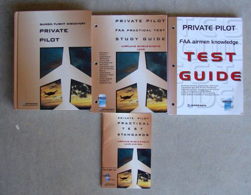 Very nice jeppesen private pilot faa practical test, study guide, &amp; standards nr
