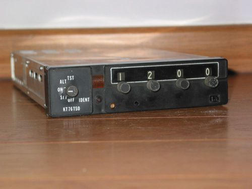Bendix king kt-76 transponder with mounting rack !!! good working cessna kt 76 !