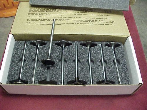 New del west titanium exhaust valves chevy 18 degree sb2 ford yates c3 d3 sb2.2