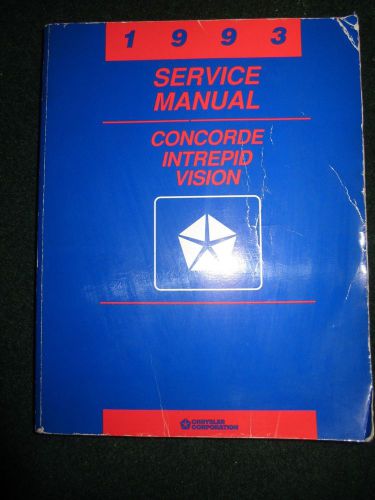1993 chrysler concorde dodge intrepid eagle vision service repair shop manual