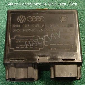 Vw mk3 jetta golf anti - theft alarm module 97-98 central locking glx 1hm937045p