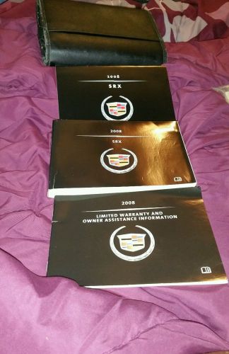 2008 cadillac srx owners manual in case