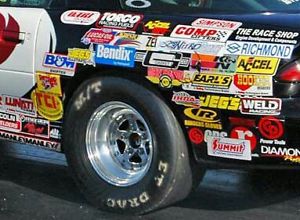 Lot of 25+ racing decal lot contingency size stickers stock car drag nascar nhra