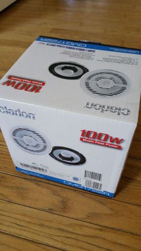 Clarion 7&#034; marine 2-way water resistant coxial speakers (cmg1722r)