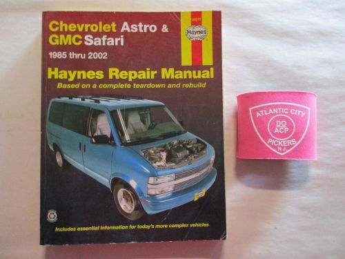 1985-2002 haynes repair manual chevrolet astro &amp; gmc safari