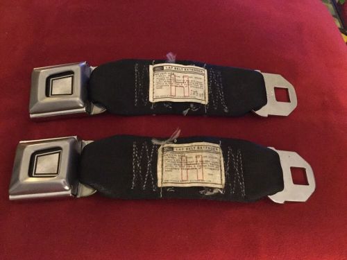 2 vintage ford seat lap belt extenders trw part# rcf-67 h series