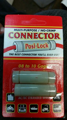 Posi-lock multi -purpose / no crimp  connector ac/dc stranded wire 08 to 10 gage