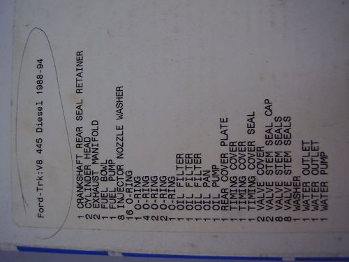 Engine full gasket set victor 95-3299vr