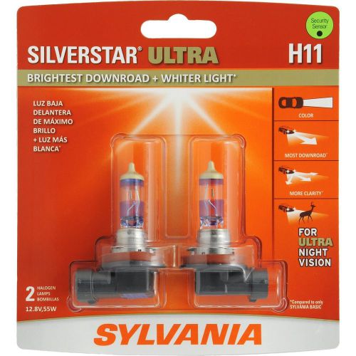 Sylvania h11 silverstar ultra high performance halogen (h11su.bp2) cxx