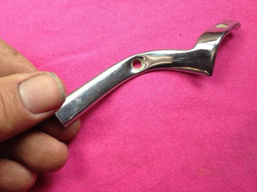 1964 1/2 1965 ford mustang rh outer under dash trim stainless steel