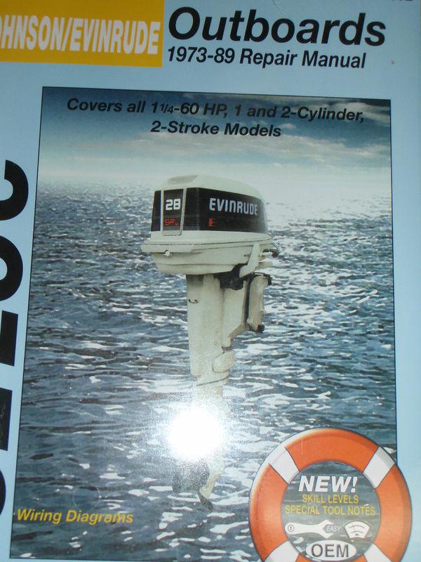 Service manual johnson evinrude outboards 1-2cyl 1-60hp 1971-1989 230 1302 boats
