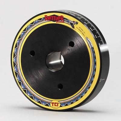 Tci auto 870001 black rattler torsional vibration absorbers chevy small block -