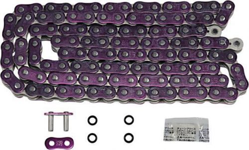Ek 520 zvx3 series nx-ring chain 120 links metallic purple