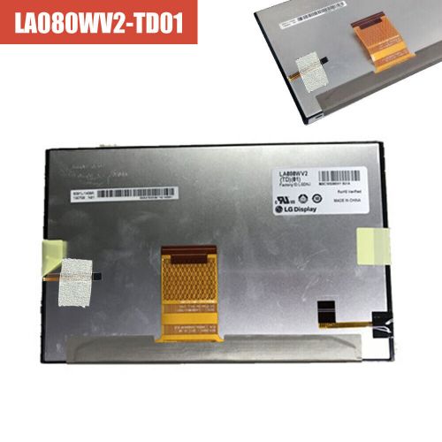 8" lcd display with touch screen radio for 14-19 toyota highlander la080wv2-td01