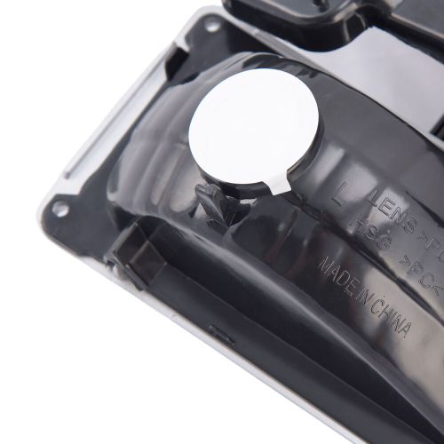 2x fits 1994-98 chevrolet c1500 2500 k1500 k3500 headlights assembly chrome kit