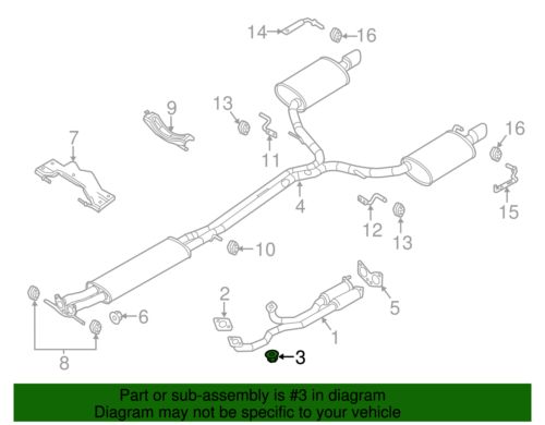 Genuine Ford Front Pipe Nut W714265-S441, C $2.84, image 4