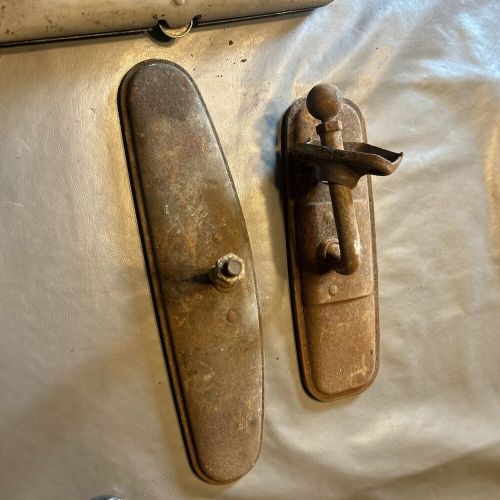 Ford / chevy coupe sedan rear view mirror original patina rat rods lot of 4