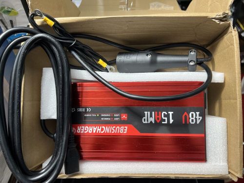 Ebusin 48 Volt Golf Cart Battery Charger for Club Car 3-Pin 15 Amp, US $99.99, image 7