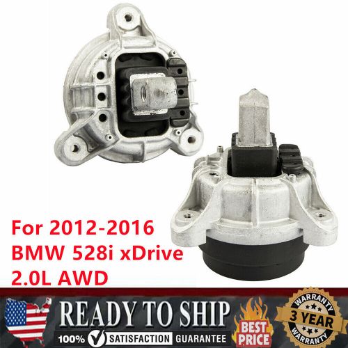 For 2012-2016 BMW 528i xDrive 2.0L AWD 2PCS Front Engine Mount Kit Left & Right, US $52.51, image 7
