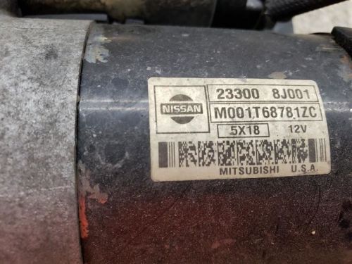 Starter Motor 4 Cylinder Fits 02-06 ALTIMA 1091884, US $95.00, image 8